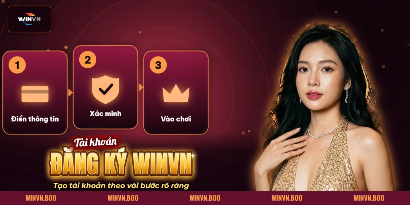 Màn hình đăng ký và đăng nhập tài khoản WINVN trên điện thoại Màn hình đăng ký và đăng nhập tài khoản WINVN trên điện thoại